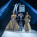 Hoàng Thùy, Lương Thùy Linh diện đầm lộng lẫy kiêu sa mở màn show diễn của “ông trùm hoa hậu Vbiz”